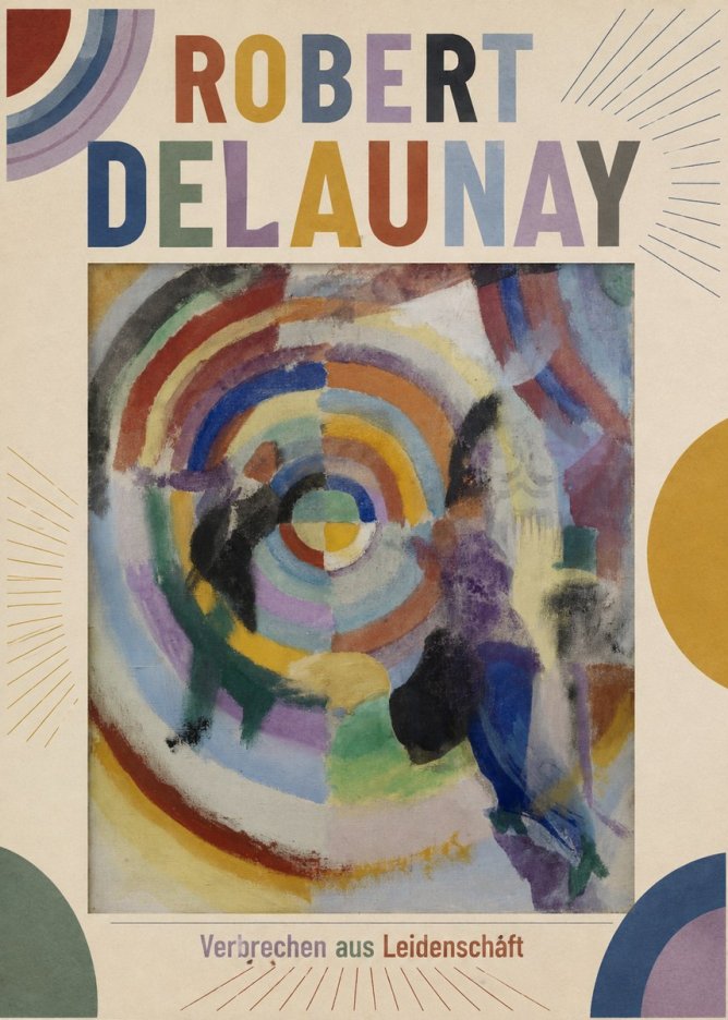 Robert Delaunay Verbrechen Aus Leidenschaft No5 - Plakát