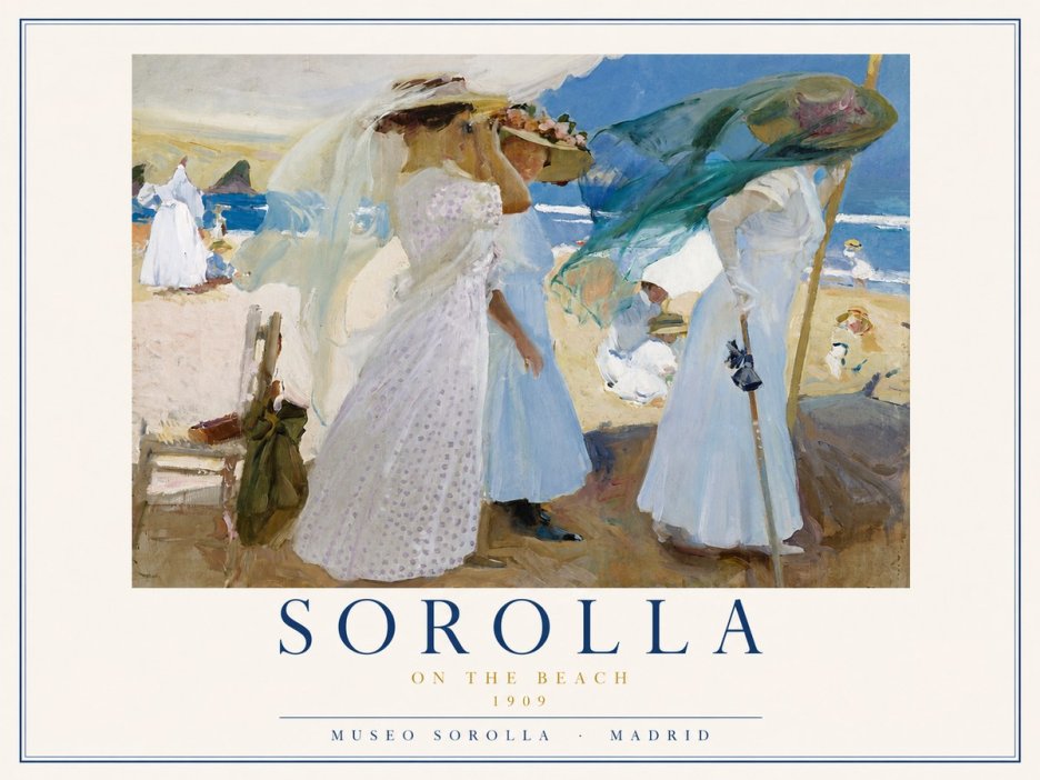 Sorolla On the Beach No3 - Plakát