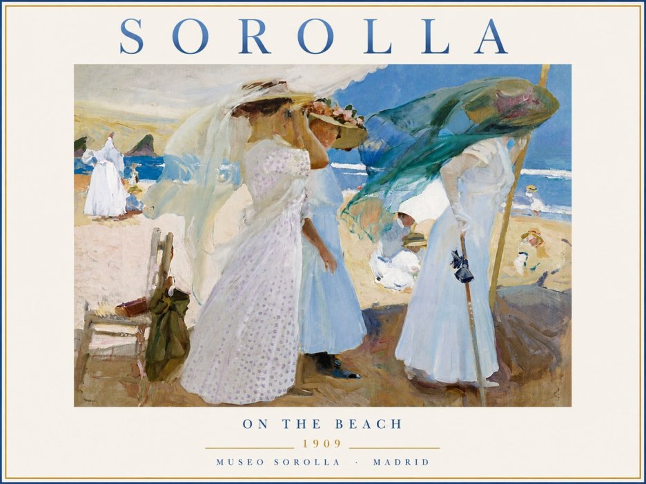 Sorolla On the Beach No5 - Plakát