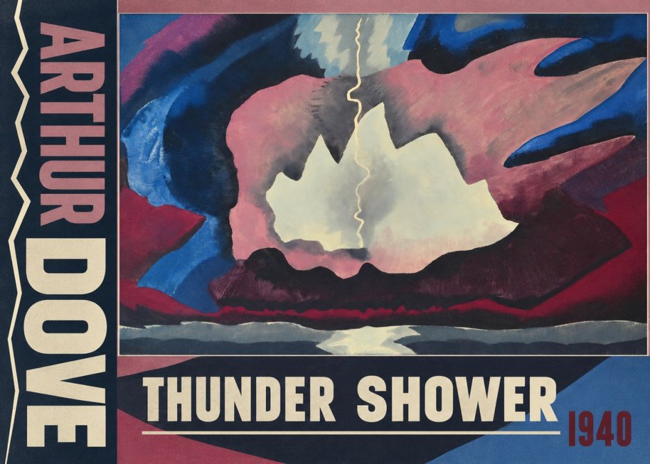 Arthur Dove Thunder Shower No3 - Plakát