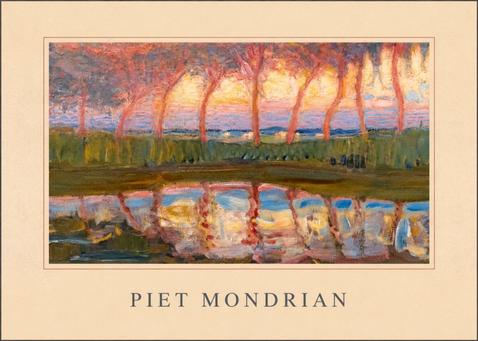 Piet Mondrian Willows No4 - Plakát