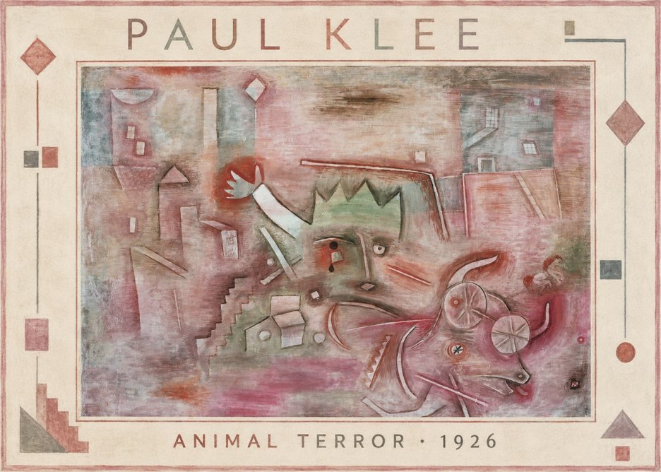 Paul Klee Animal Terror No1 - Plakát