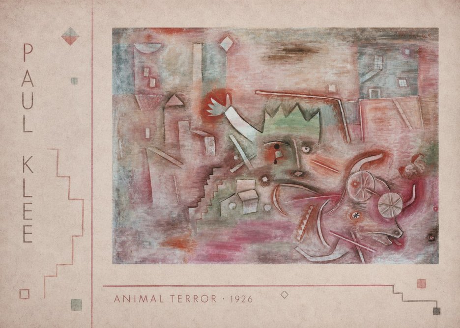 Paul Klee Animal Terror No2 - Plakát