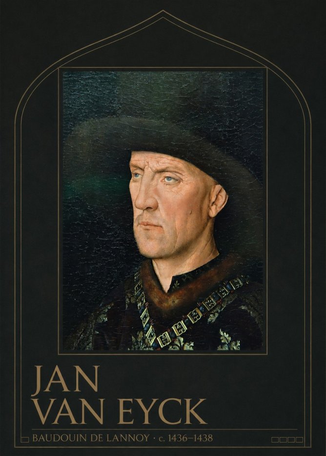 Jan van Eyck Baudouin De Lannoy No6 - Plakát