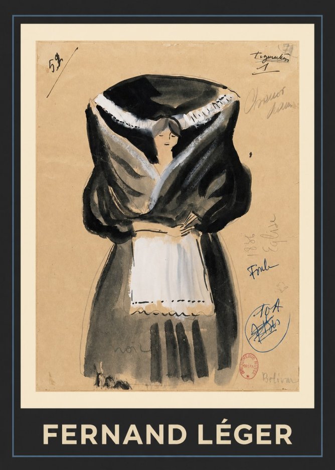 Fernand Léger Tigmarcken No1 - Plakát