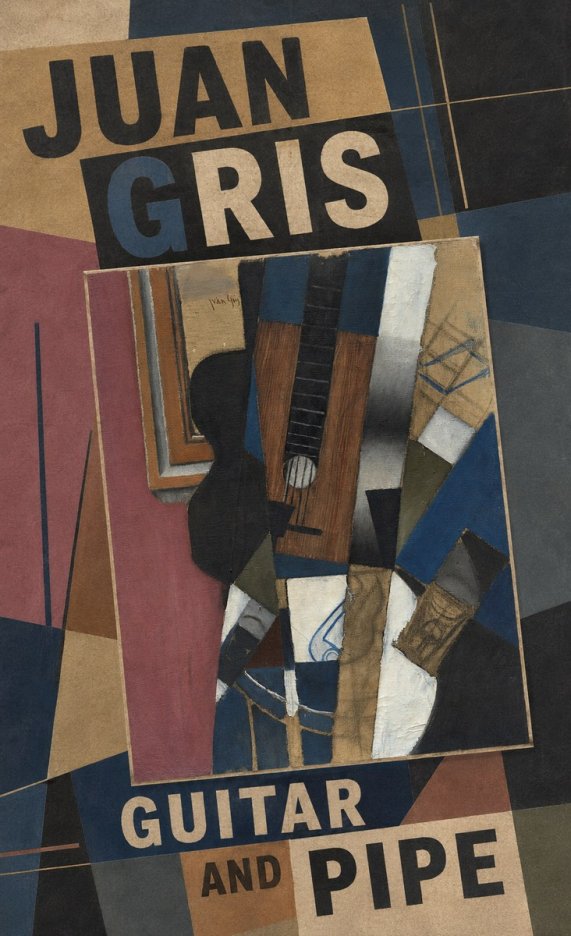 Juan Gris Guitar and Pipe I No3 - Plakát