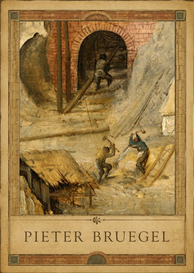 Pieter Bruegel The Miners No1 - Plakát