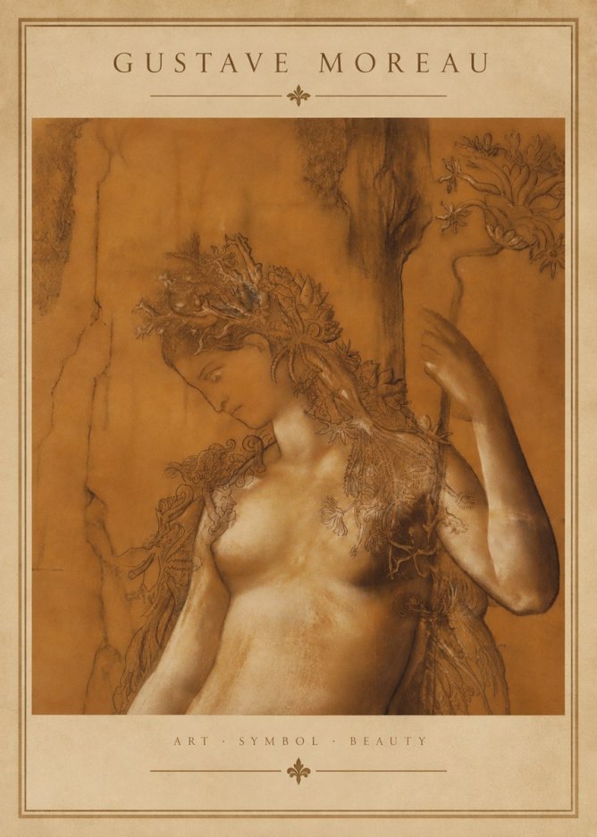 Gustave Moreau Daphne No4 - Plakát