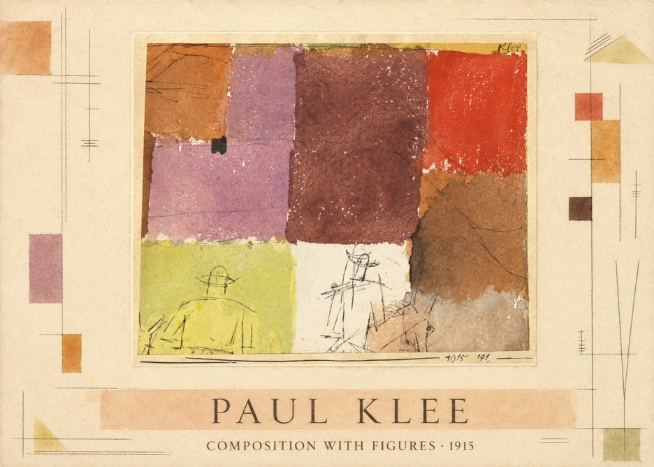 Paul Klee Composition with Figures I No4 - Plakát