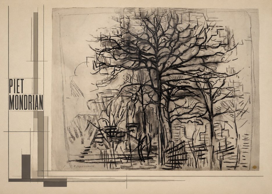 Piet Mondrian The Tree No2 - Plakát