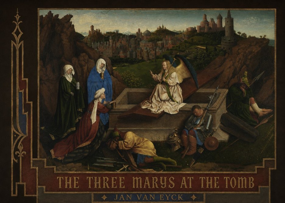 Jan van Eyck The Three Marys at the Tomb No2 - Plakát