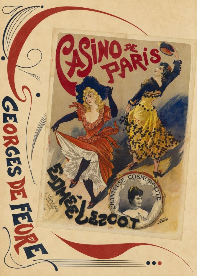 Georges de Feure Edmée Lescot No2 - Plakát