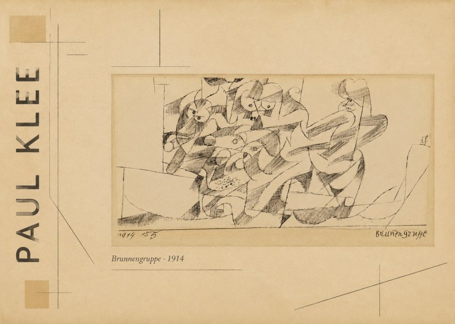 Paul Klee Brunnengruppe No3 - Plakát