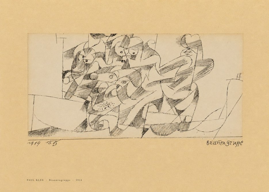 Paul Klee Brunnengruppe No6 - Plakát