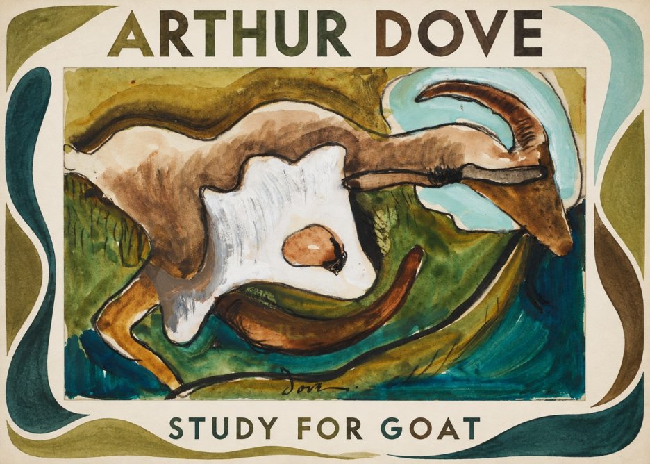 Arthur Dove Study for Goat No1 - Plakát