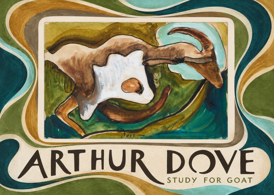 Arthur Dove Study for Goat No6 - Plakát