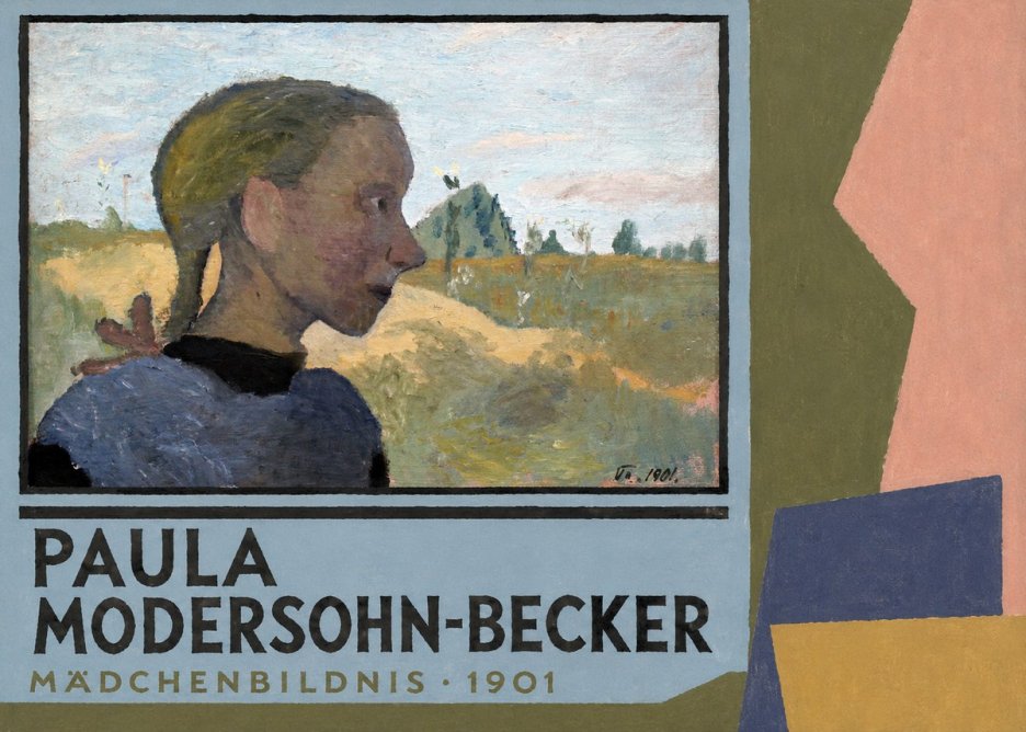 Paula Modersohn-Becker Mädchenbildnis · 1901 No2 - Plakát