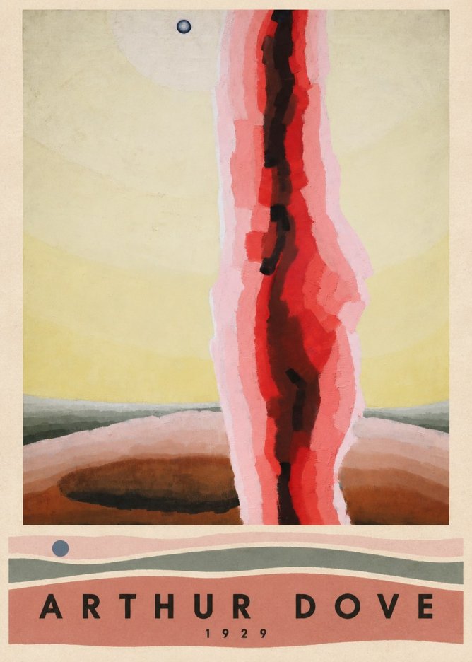 Arthur Dove Gale No4 - Plakát