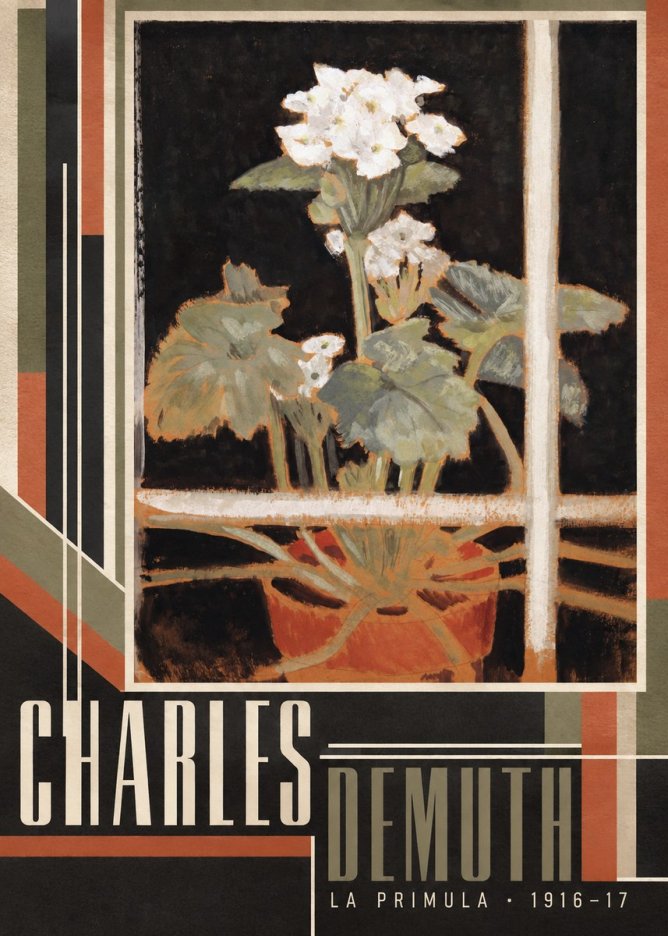 Charles Demuth La Primula No5 - Plakát