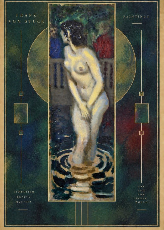 Franz von Stuck The Bather No6 - Plakát