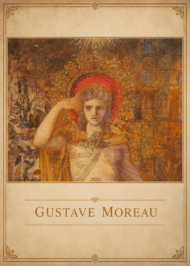 Gustave Moreau The Messenger No1 - Plakát
