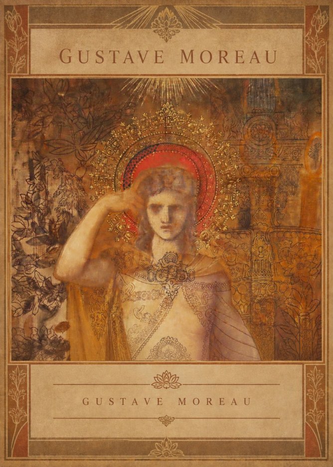 Gustave Moreau The Messenger No2 - Plakát