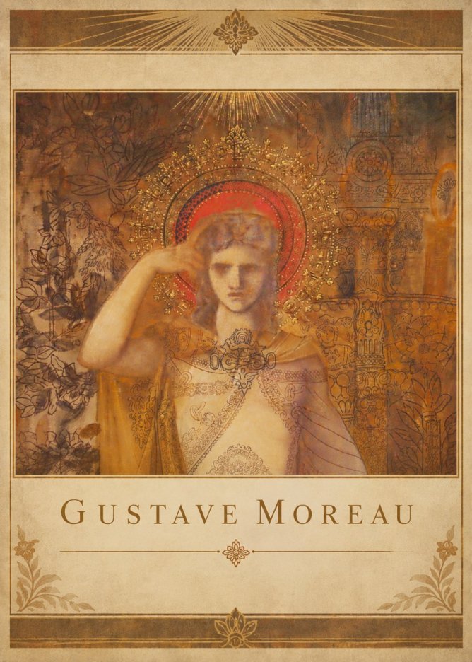 Gustave Moreau The Messenger No5 - Plakát