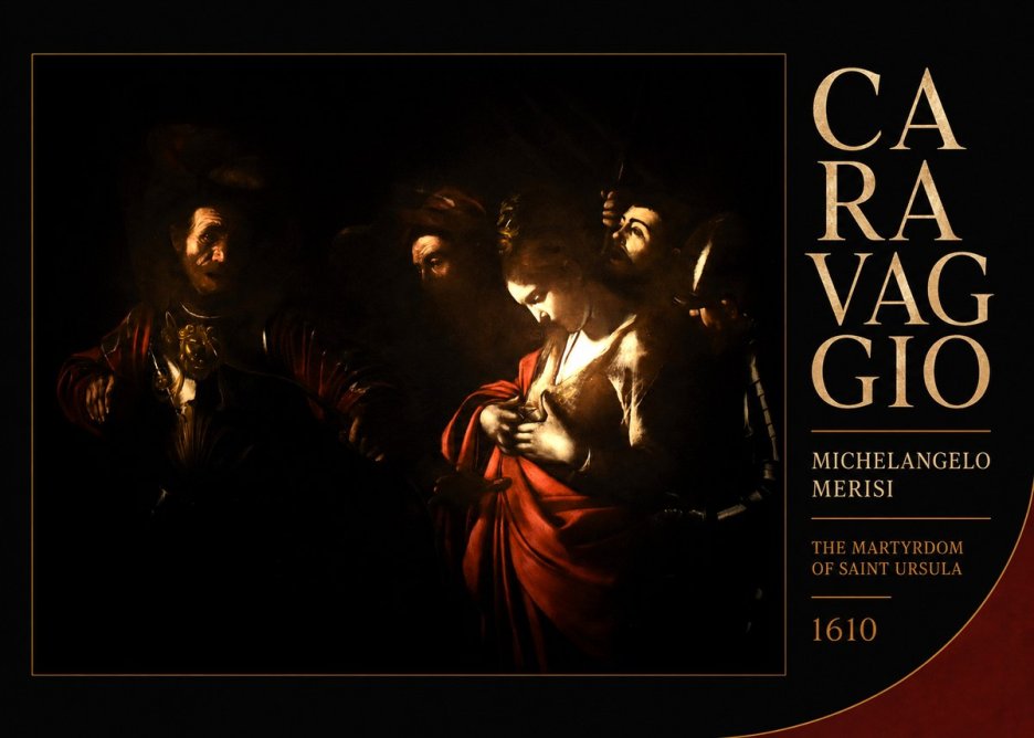 Michelangelo Merisi da Caravaggio The Martyrdom of Saint Ursula No6 - Plakát