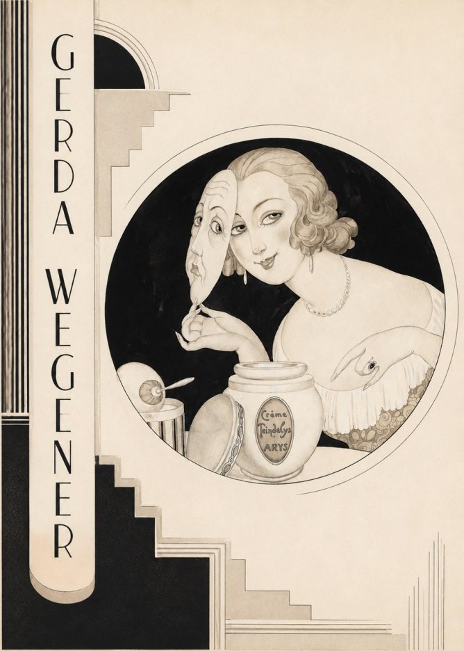 Gerda Wegener Crème Teindelys I No2 - Plakát