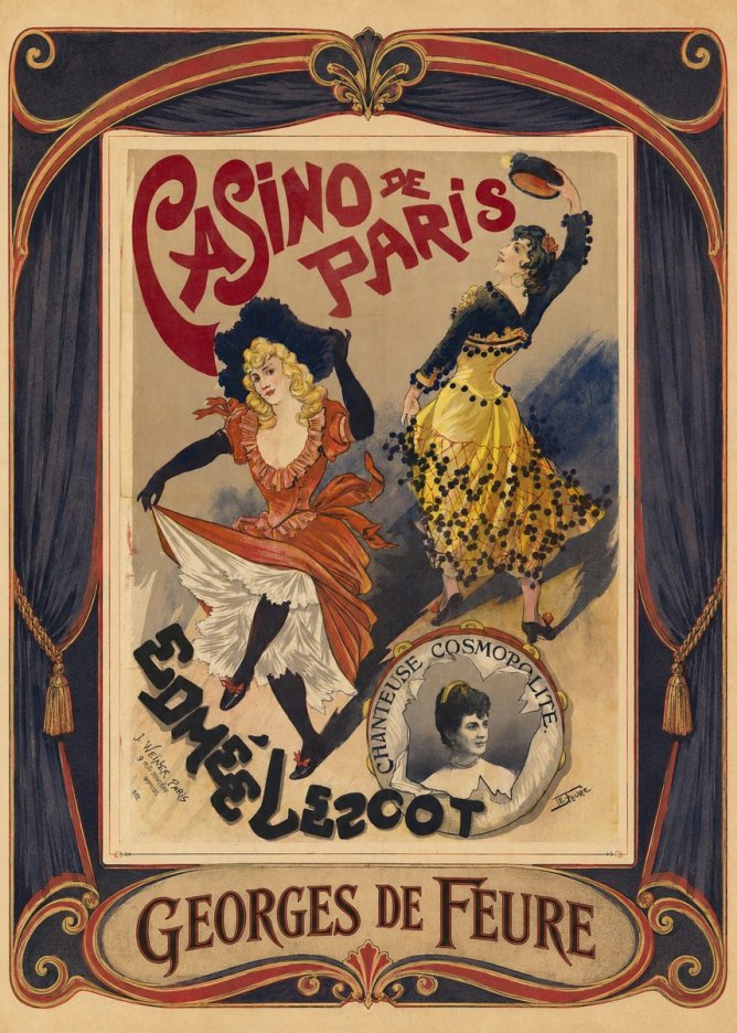 Georges de Feure Edmée L'escot No5 - Plakát