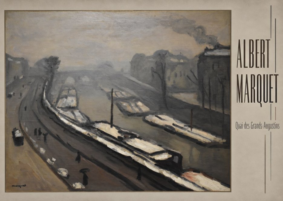 Albert Marquet Quai Des Grands-augustins No3 - Plakát