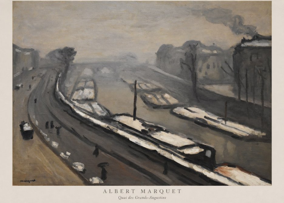 Albert Marquet Quai Des Grands-augustins No6 - Plakát
