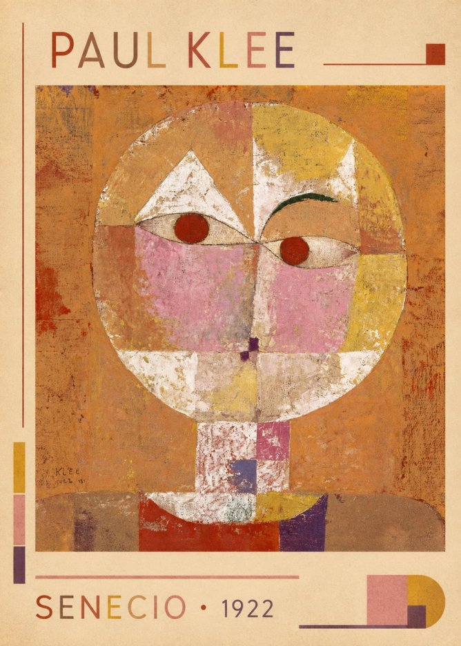 Paul Klee Senecio No1 - Plakát