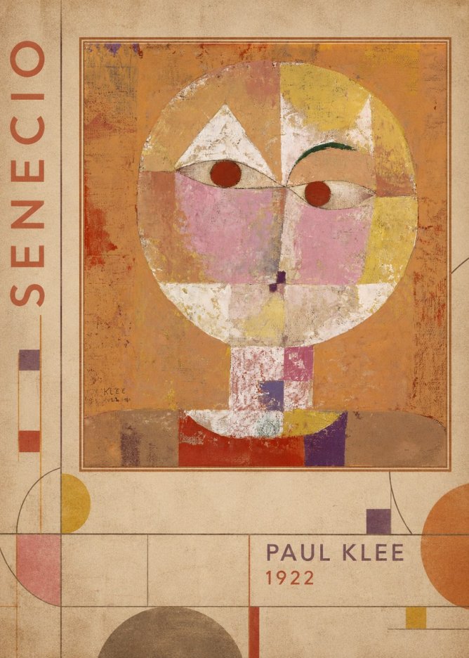 Paul Klee Senecio No2 - Plakát
