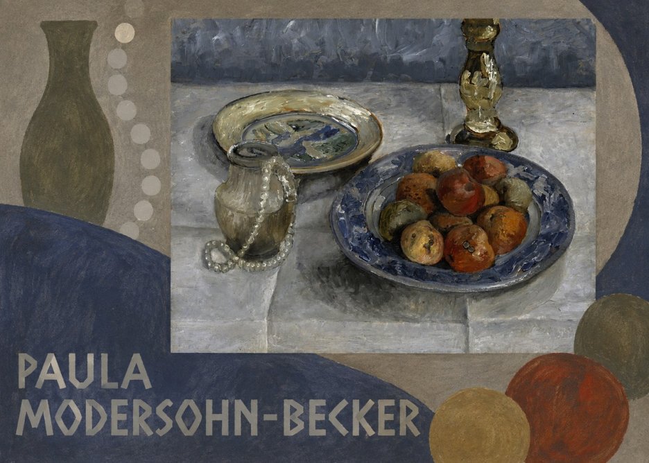 Paula Modersohn-Becker Still Life with Candlestick, Pitcher, and Fruit No5 - Plakát
