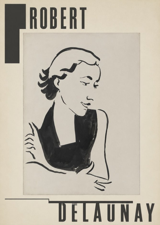 Robert Delaunay Figure Study No3 - Plakát