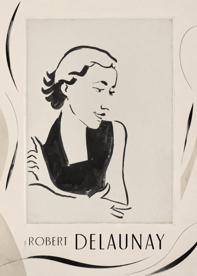 Robert Delaunay Figure Study No5 - Plakát