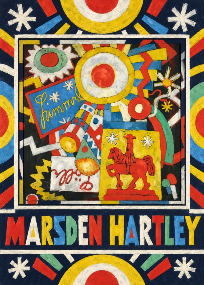 Marsden Hartley Himmel Lille No3 - Plakát