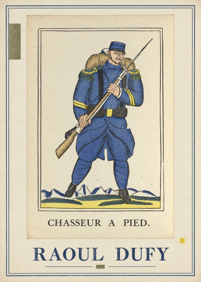 Raoul Dufy Chasseur a Pied. No4 - Plakát