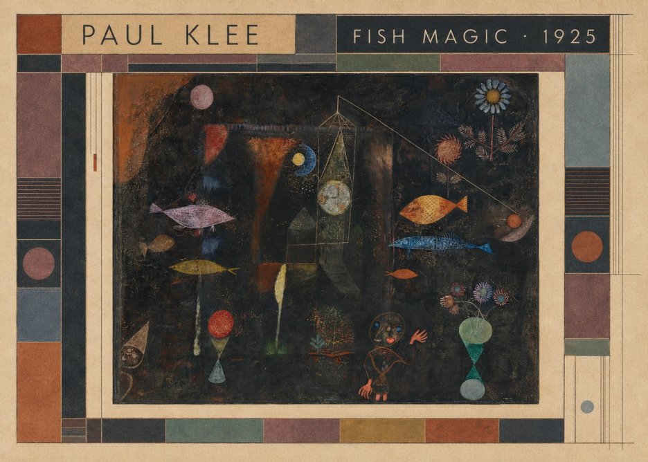 Paul Klee Fish Magic I No4 - Plakát