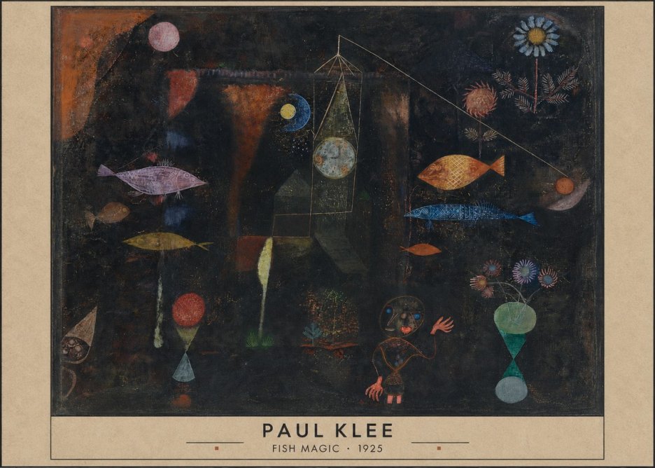 Paul Klee Fish Magic I No5 - Plakát