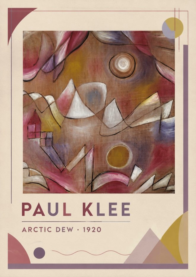 Paul Klee Arctic Dew No1 - Plakát