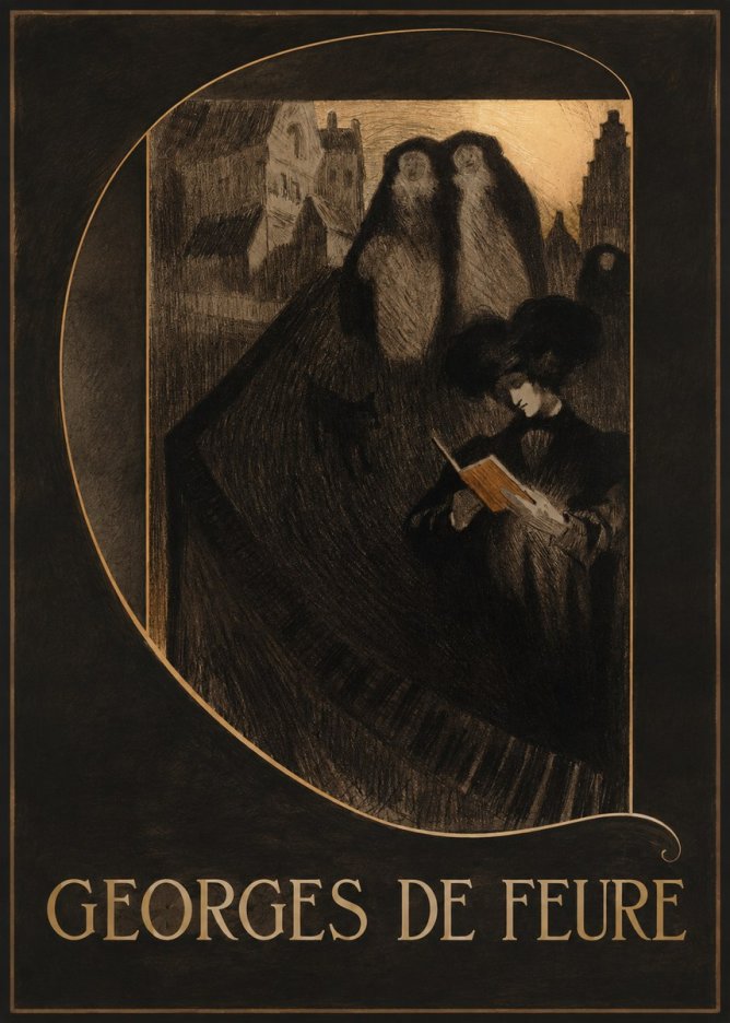 Georges de Feure La Liseuse No3 - Plakát
