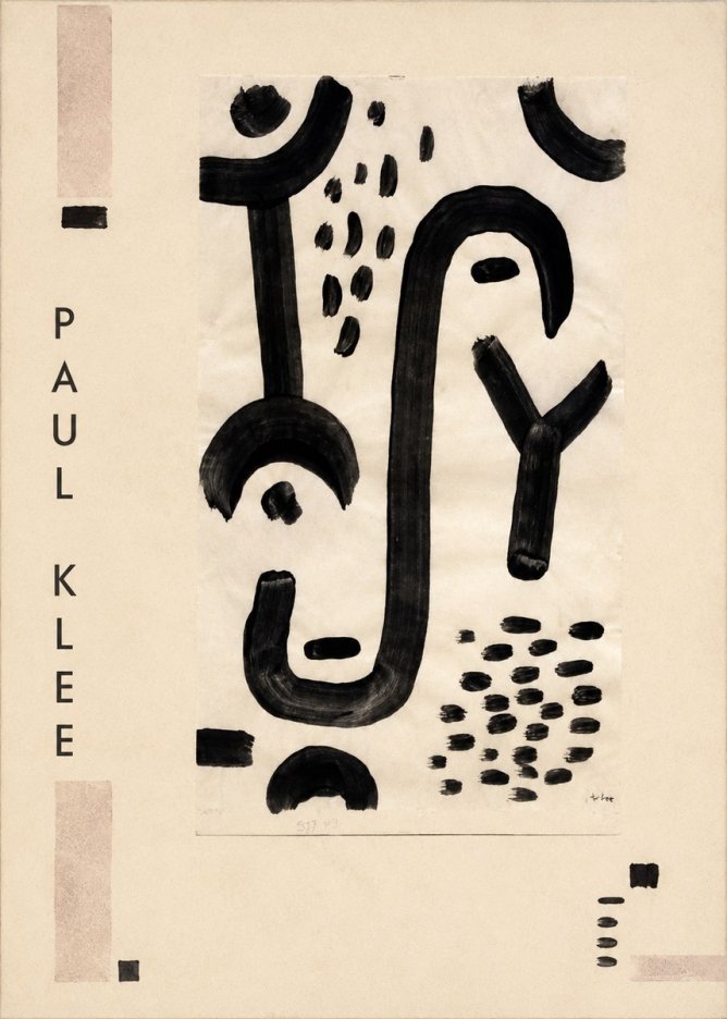 Paul Klee Face of the Goddess No2 - Plakát