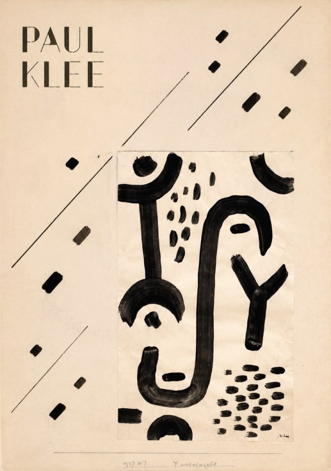 Paul Klee Face of the Goddess No6 - Plakát