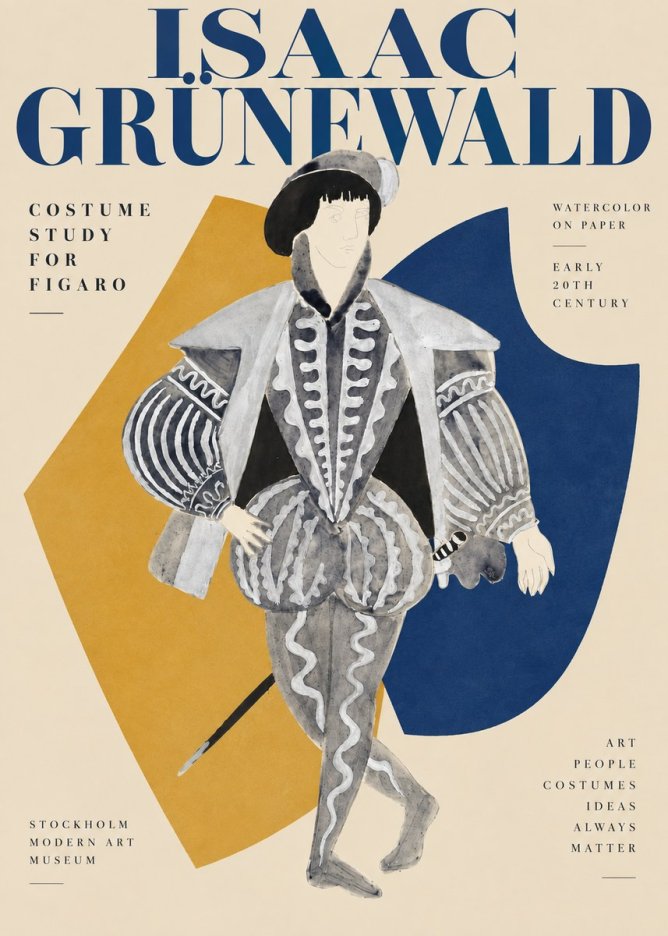 Isaac Grünewald Figaro II No3 - Plakát