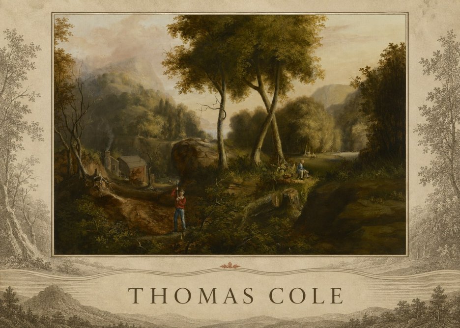 Thomas Cole The Hunter's Return I No3 - Plakát