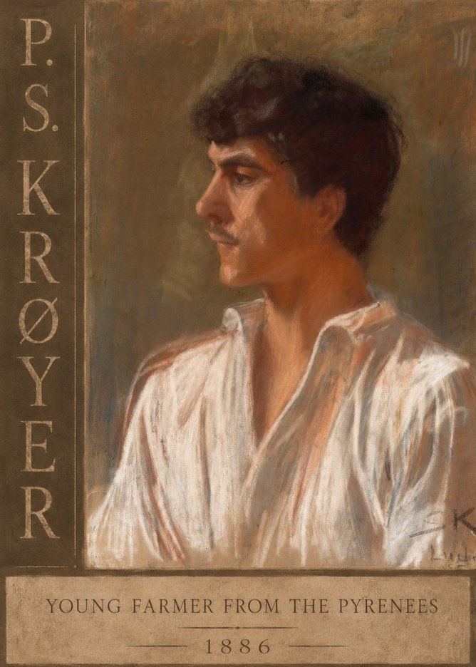 P.S. Krøyer Young Farmer from the Pyrenees No3 - Plakát