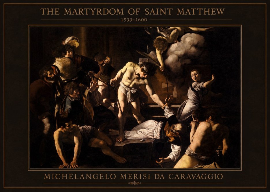 Michelangelo Merisi da Caravaggio The Martyrdom of Saint Matthew No4 - Plakát