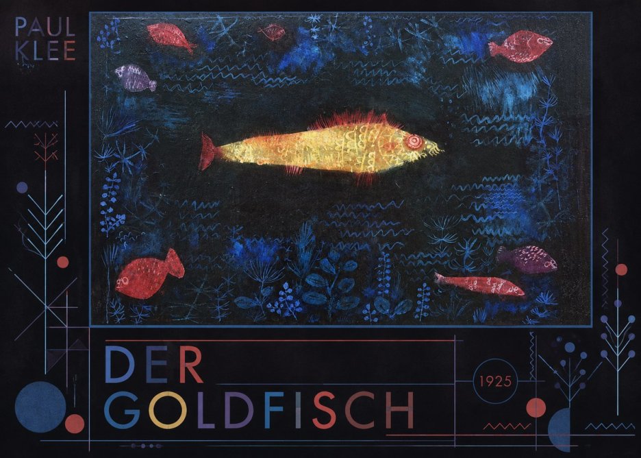 Paul Klee Der Goldfisch No4 - Plakát